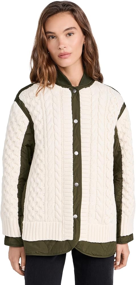 rag & bone Women's Winnie Mixed Media Jacket