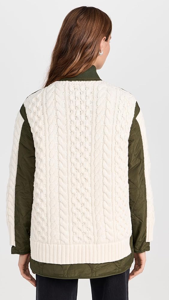 rag & bone Women's Winnie Mixed Media Jacket