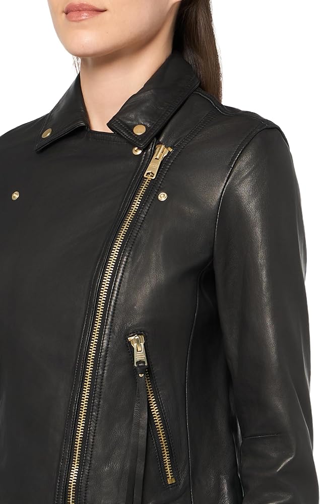 AllSaints Women's Dalby Leather Biker Jacket