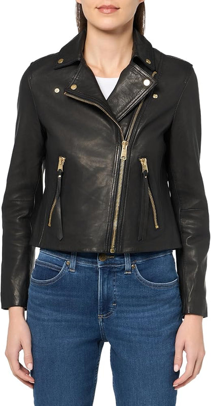 AllSaints Women's Dalby Leather Biker Jacket